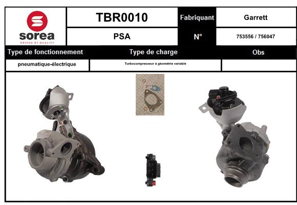 Compresor,sistem de supraalimentare TBR0010 EAI