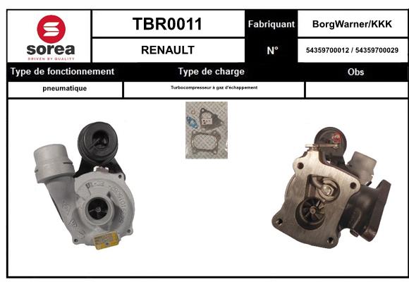 Compresor,sistem de supraalimentare TBR0011 EAI