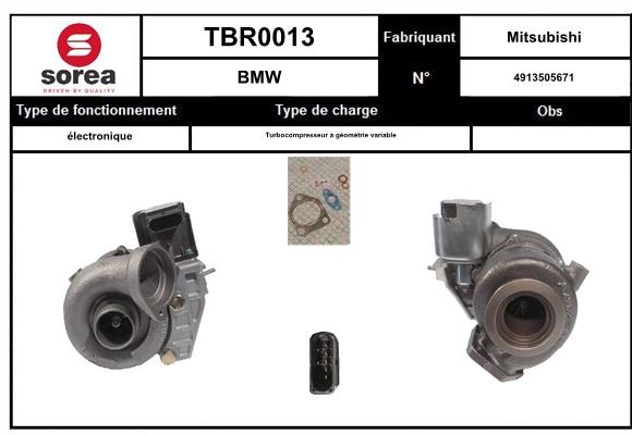 Compresor,sistem de supraalimentare TBR0013 EAI