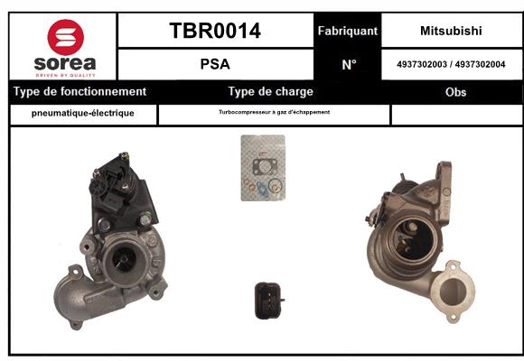 Compresor,sistem de supraalimentare TBR0014 EAI