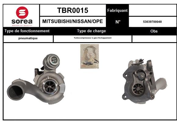 Compresor,sistem de supraalimentare TBR0015 EAI