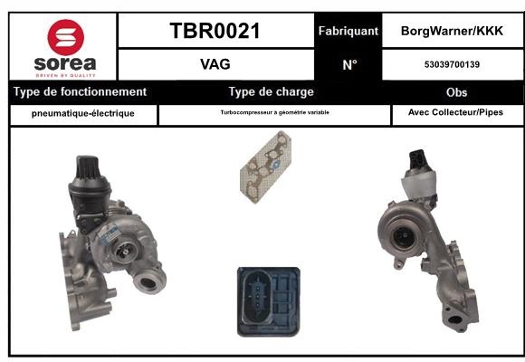 Compresor,sistem de supraalimentare TBR0021 EAI