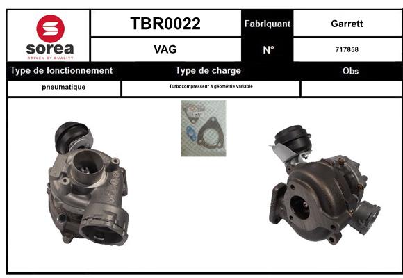 Compresor,sistem de supraalimentare TBR0022 EAI