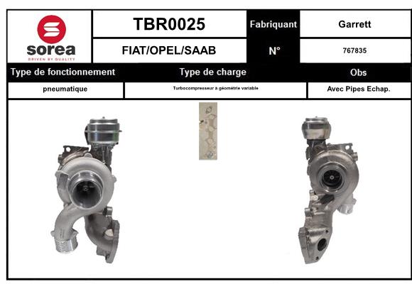 Compresor,sistem de supraalimentare TBR0025 EAI