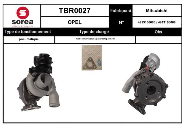 Compresor,sistem de supraalimentare TBR0027 EAI