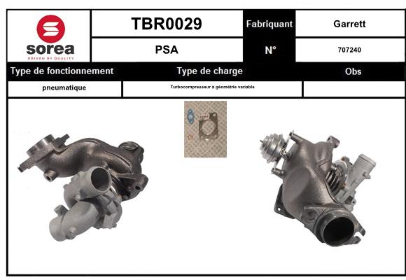 Compresor,sistem de supraalimentare TBR0029 EAI