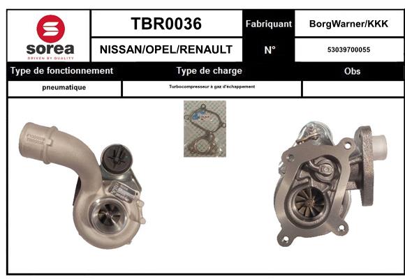 Compresor,sistem de supraalimentare TBR0036 EAI