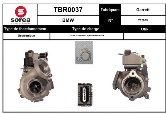 Compresor,sistem de supraalimentare TBR0037 EAI