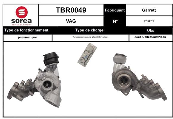 Compresor,sistem de supraalimentare TBR0049 EAI