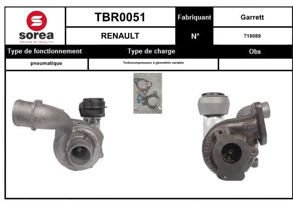 Compresor,sistem de supraalimentare TBR0051 EAI