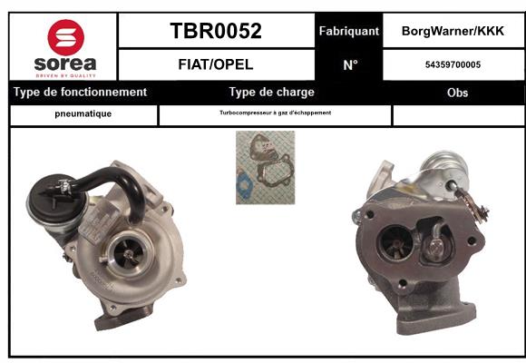 Compresor,sistem de supraalimentare TBR0052 EAI