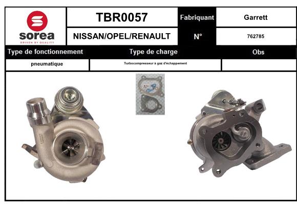 Compresor,sistem de supraalimentare TBR0057 EAI