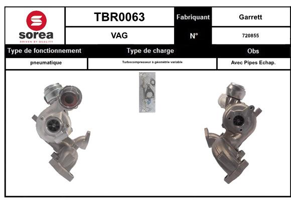 Compresor,sistem de supraalimentare TBR0063 EAI
