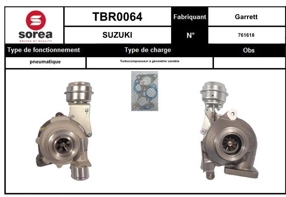 Compresor,sistem de supraalimentare TBR0064 EAI