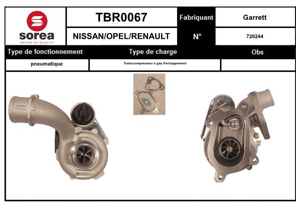 Compresor,sistem de supraalimentare TBR0067 EAI