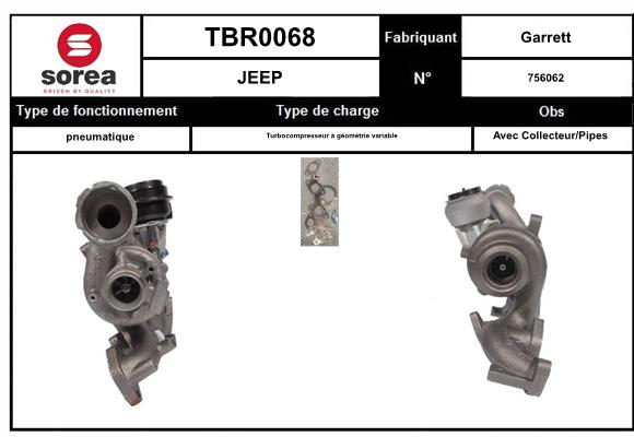 Compresor,sistem de supraalimentare TBR0068 EAI