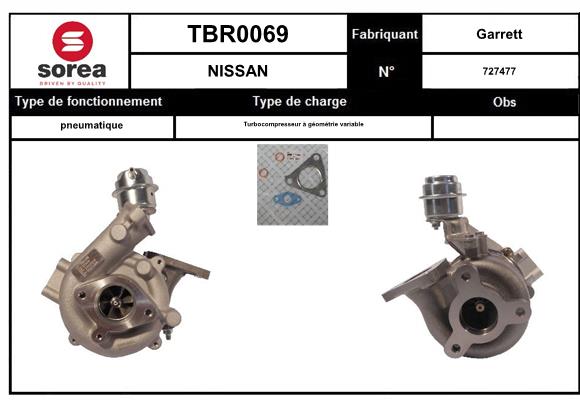 Compresor,sistem de supraalimentare TBR0069 EAI