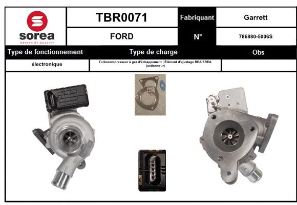 Compresor,sistem de supraalimentare TBR0071 EAI