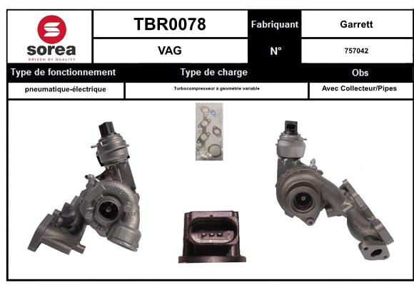 Compresor,sistem de supraalimentare TBR0078 EAI