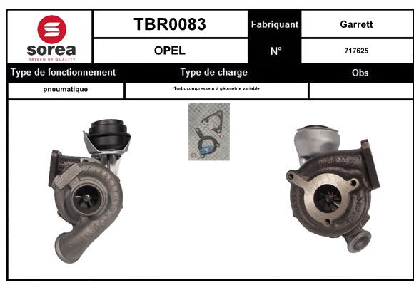 Compresor,sistem de supraalimentare TBR0083 EAI