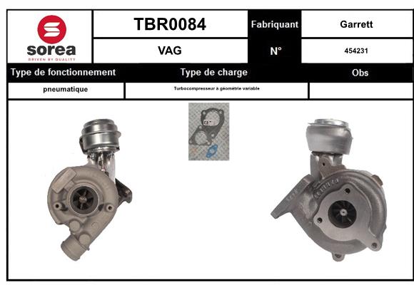 Compresor,sistem de supraalimentare TBR0084 EAI