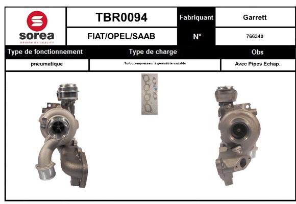 Compresor,sistem de supraalimentare TBR0094 EAI