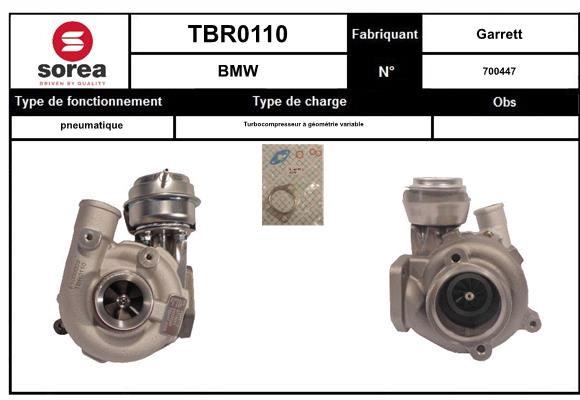 Compresor,sistem de supraalimentare TBR0110 EAI