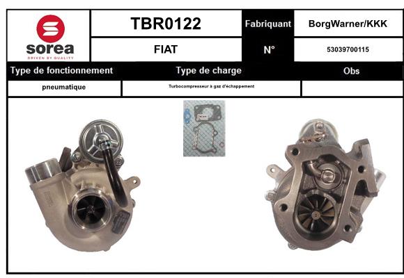 Compresor,sistem de supraalimentare TBR0122 EAI