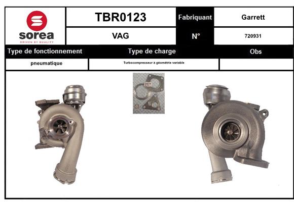 Compresor,sistem de supraalimentare TBR0123 EAI