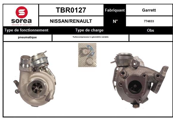 Compresor,sistem de supraalimentare TBR0127 EAI