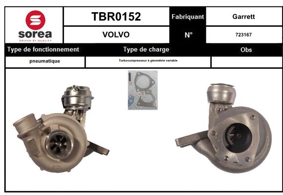 Compresor,sistem de supraalimentare TBR0152 EAI