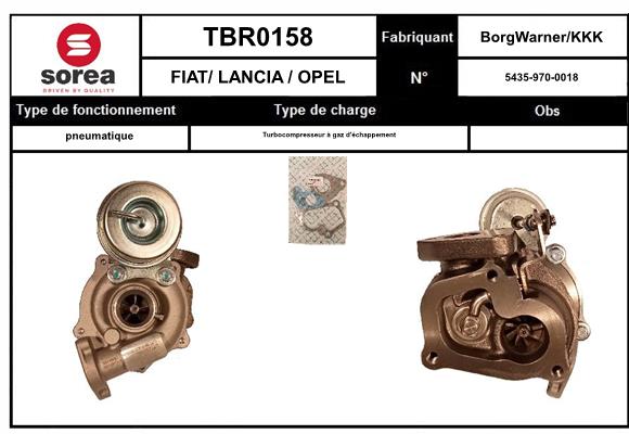 Compresor,sistem de supraalimentare TBR0158 EAI