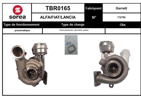 Compresor,sistem de supraalimentare TBR0165 EAI