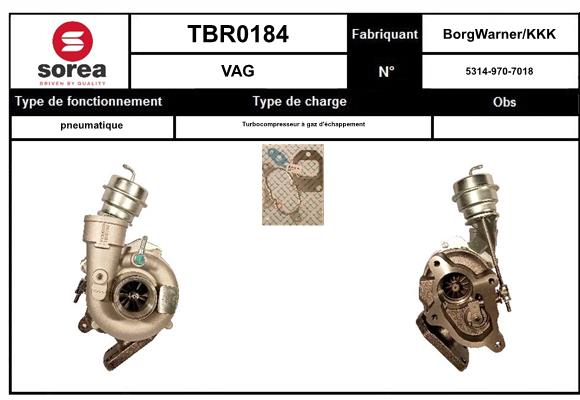 Compresor,sistem de supraalimentare TBR0184 EAI