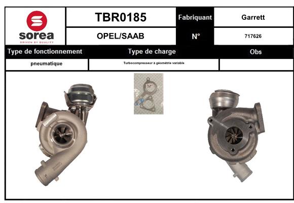 Compresor,sistem de supraalimentare TBR0185 EAI