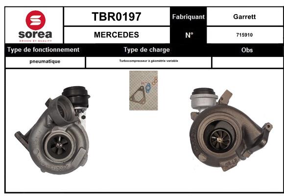 Compresor,sistem de supraalimentare TBR0197 EAI