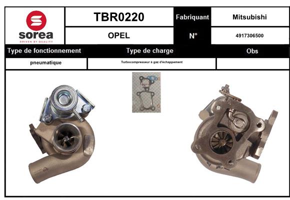 Compresor,sistem de supraalimentare TBR0220 EAI