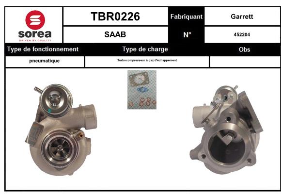 Compresor,sistem de supraalimentare TBR0226 EAI