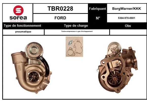 Compresor,sistem de supraalimentare TBR0228 EAI