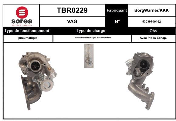 Compresor,sistem de supraalimentare TBR0229 EAI