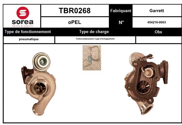 Compresor,sistem de supraalimentare TBR0268 EAI