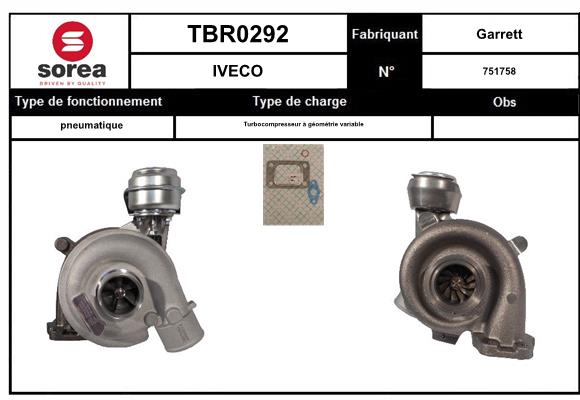 Compresor,sistem de supraalimentare TBR0292 EAI