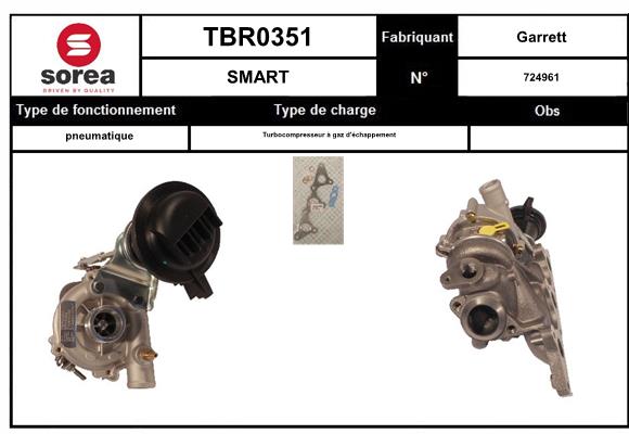 Compresor,sistem de supraalimentare TBR0351 EAI