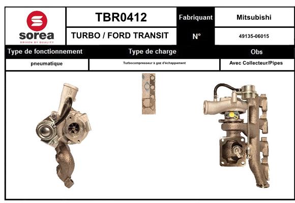 Compresor,sistem de supraalimentare TBR0412 EAI
