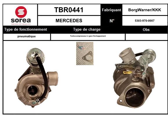 Compresor,sistem de supraalimentare TBR0441 EAI
