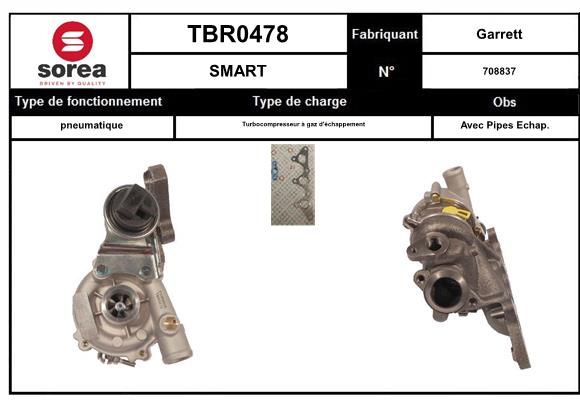 Compresor,sistem de supraalimentare TBR0478 EAI