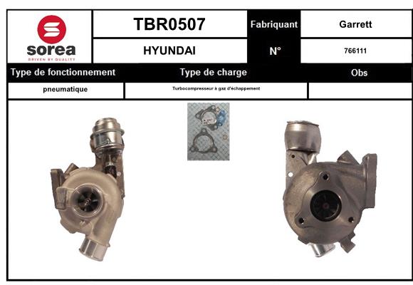 Compresor,sistem de supraalimentare TBR0507 EAI