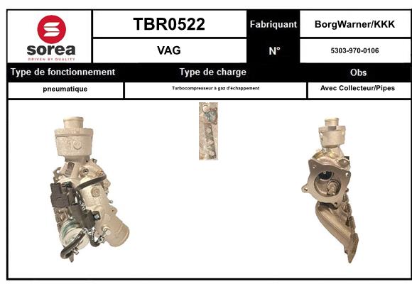 Compresor,sistem de supraalimentare TBR0522 EAI