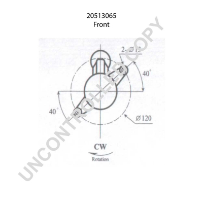 Starter 20513065 PRESTOLITE ELECTRIC