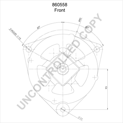 Generator / Alternator 860558 PRESTOLITE ELECTRIC